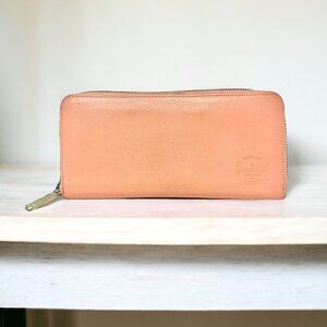 Herschel Supply Co Avenue Nectarine Leather Continental Long Wallet